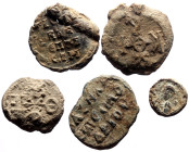 5 Byzantine Pb seals (51.17g)