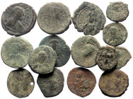 15 Byzantine AE coins (Bronze, 138.50g)