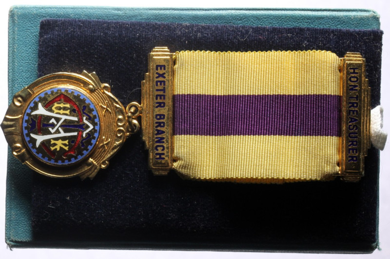 Great Britain, Medal "Exeter Branch". Boxed.