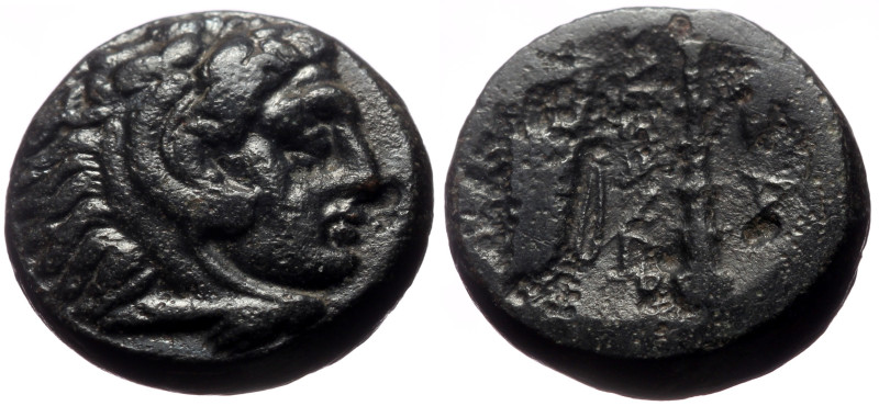 Kings of Macedon, Alexander III ‘the Great’ AE (Bronze, 7.17g, 17mm) uncertain m...
