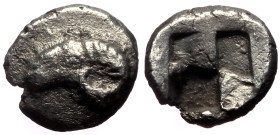 Troas, Kebren AR (Hemidrachm (Silver, 1.77g, 11mm) Late 6th-early 5th centuries BC
Obv: Head of ram left
Rev: Rough incuse square.
Ref: SNG Arikant...