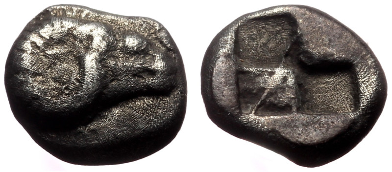 Troas, Kebren AR (Silver, 1.31g, 9mm) 5th century BC. 
Obv: Ram’s head right 
Re...