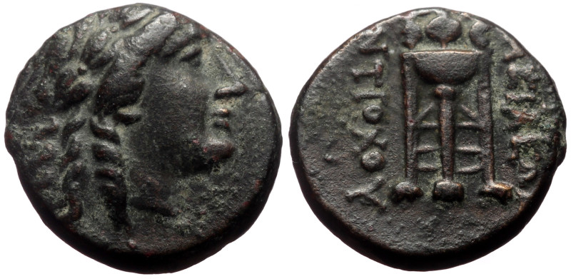 Seleukid Kings of Syria, Antiochos II Theos (261-246 BC) AE (Bronze, 3.84g, 16mm...