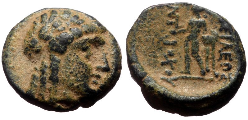 Seleukid Kings of Syria, Antiochos III ‘the Great’ (222-187 BC) AE (Bronze, 3.43...