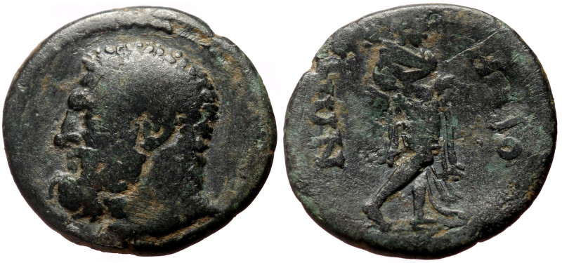 *Unpublished variant*
Lydia, Maeonia AE (Bronze, 3.94g, 19mm) Trajan
Obv: bear...