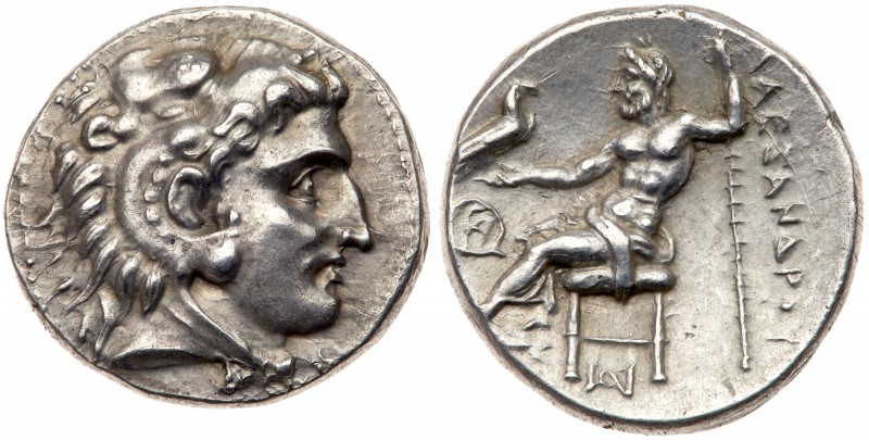 Macedonian Kingdom. Alexander III 'the Great'. Silver Drachm (4.16 g), 336-323 B...