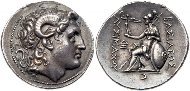 Thracian Kingdom. Lysimachos. Silver Tetradrachm (17.12 g), as King, 306-281 BC....