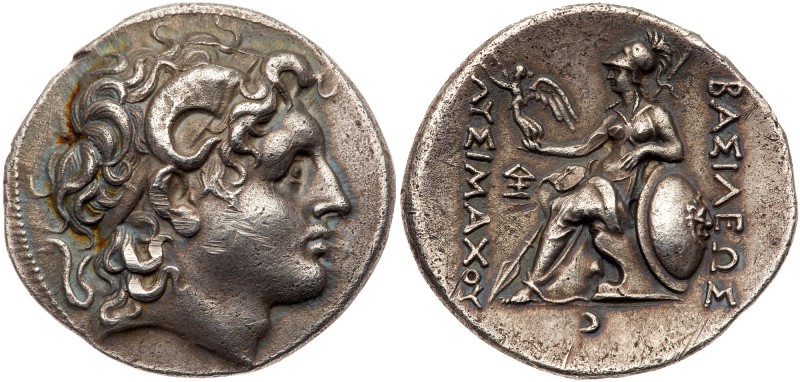 Thracian Kingdom. Lysimachos. Silver Tetradrachm (16.61 g), as King, 306-281 BC....