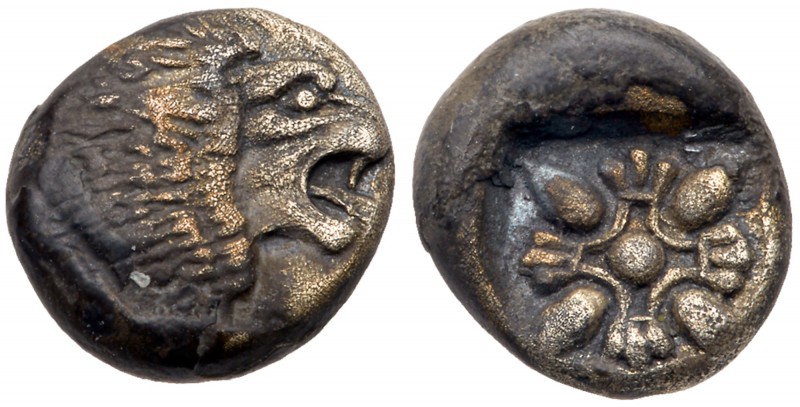 Ionia, Miletos. Silver Diobol (1.14 g), Late 6th-early 5th centuries BC. Forepar...