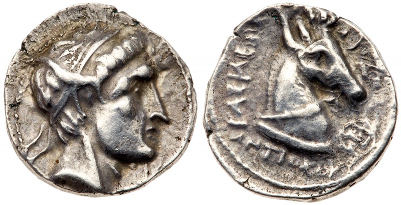 Seleukid Kingdom. Antiochos I Soter. Silver Drachm (4.02 g), 281-261 BC. Uncerta...