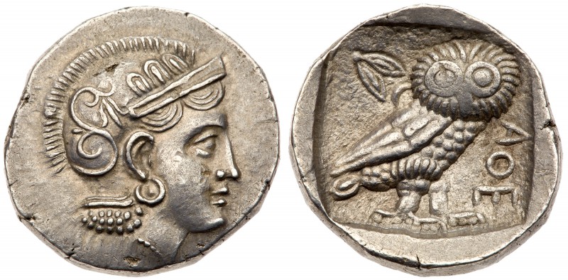 Baktria, Uncertain. Silver Tetradrachm (16.79 g), ca. 323-240 BC. Copying Athens...