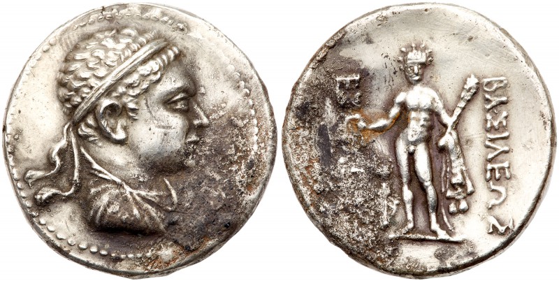Baktrian Kingdom. Euthydemos II. Silver Tetradrachm (16.94 g), ca. 185-180 BC. D...