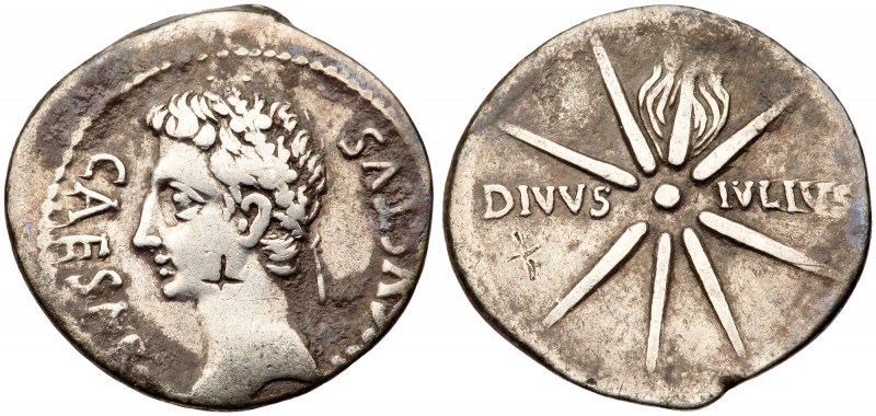 Augustus. Silver Denarius (3.55 g), 27 BC-AD 14. Uncertain Spanish mint (Colonia...