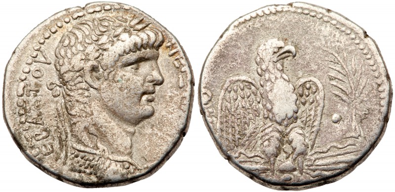 Nero. Silver Tetradrachm (14.21 g), AD 54-68. Antioch in Syria, RY 9 and year 11...