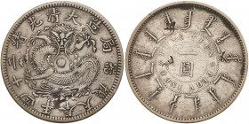 China: Fengtien. Dollar, Year 24 (1898). L&M-471; Y-87. Chopmarks. At grading Service, Final grade on Web Site. Estimate Value $300 - 400