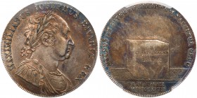 German States: Bavaria. Taler, 1818. Dav-554; KM-708; Thun-45. To commemorate the new constitution. Toned. PCGS graded EF-45. Estimate Value $100 - 12...