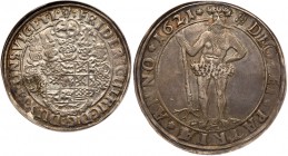 German States: Brunswick-Wolfenb&uuml;ttel. Taler, 1621. Dav-6303. Friedrich Ulrich, 1613-1634. Wildman. Toned. NGC graded AU-53. Estimate Value $300 ...
