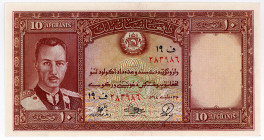 AFGHANISTAN, Bank of Afghanistan, 10 Afghanis 1318 H = 1939.
I
Pick 23