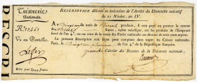 FRANKREICH, Rescriptions de L'Emprunt Force, 1000 Francs 21 Nivose An IV (11.1.1796).
III
Pick A93