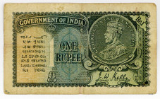 INDIEN, Government of India, 1 Rupee 1935, mit WZ.
III-
Pick 14a