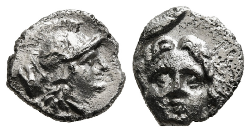 PISIDIA. Selge. Obol (Circa 350-300 BC).
Obv: Helmeted head of Athena right; beh...