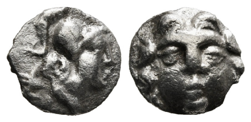 PISIDIA. Selge. Obol (Circa 350-300 BC).
Obv: Helmeted head of Athena right; beh...