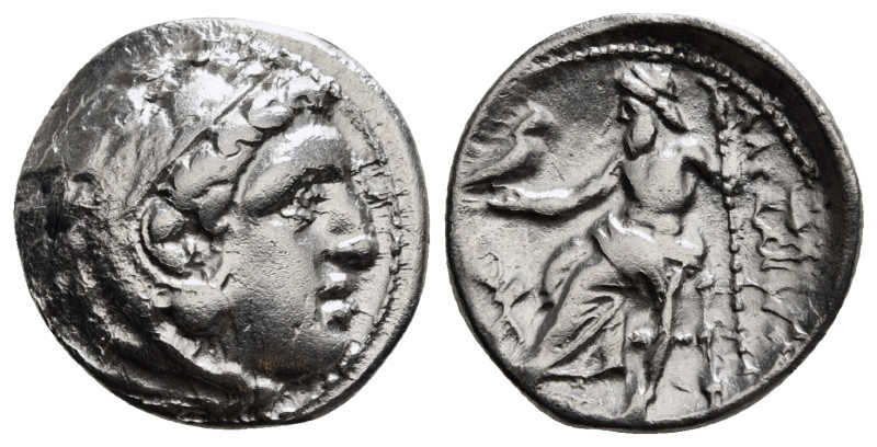 KINGS OF MACEDON. Alexander III 'the Great' (336-323 BC). Drachm. 
Obv: Head of ...