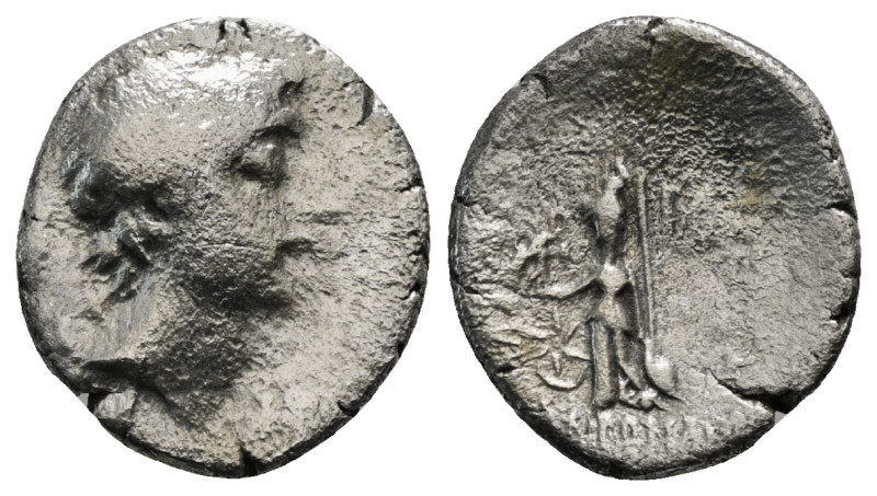 KINGS OF CAPPADOCIA. Drachm. OBV: head right.Rev : Athena standing left, holding...