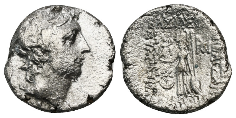 KINGS OF CAPPADOCIA. Drachm. OBV: head right.Rev : Athena standing left, holding...