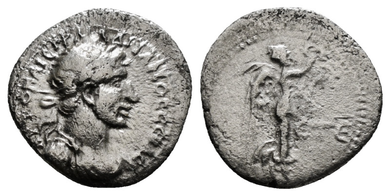 CAPPADOCIA. Caesarea. Hadrian (117-138). Hemidrachm. Dated RY 5 (120/1).
Obv: AY...