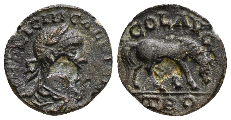 TROAS. Alexandria. Gallienus (253-268). Ae.
Obv: IMP LICIN GALLIEN.
Laureate, dr...