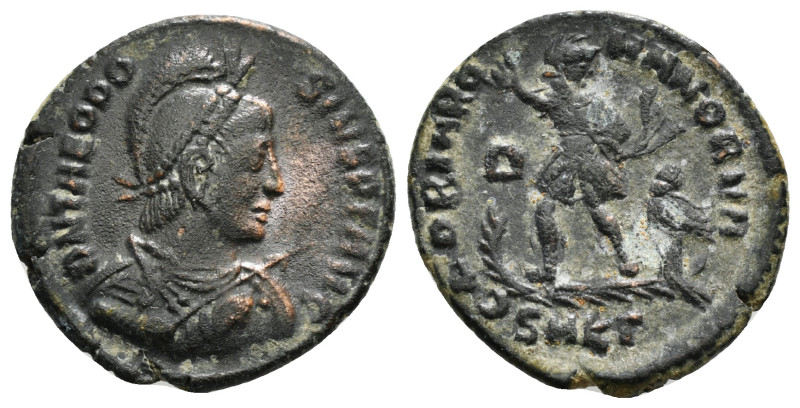 THEODOSIUS I (379-395). Follis 5,29 g - 22,75 mm