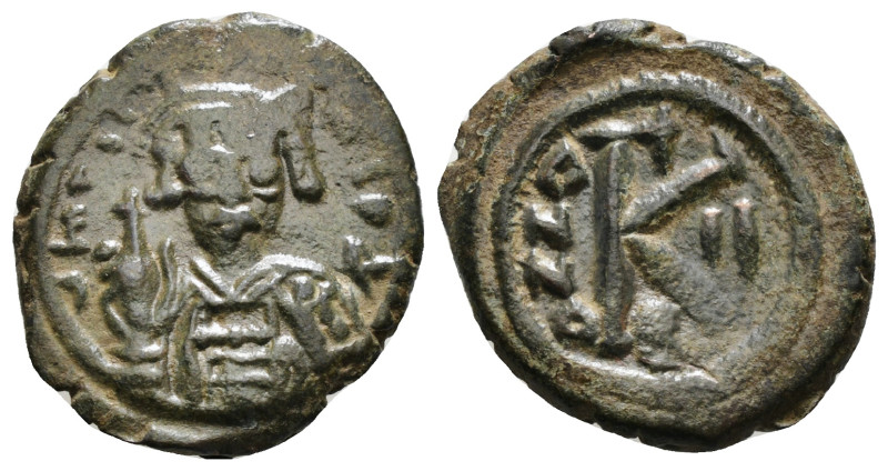 MAURICE TIBERIUS (582-602). Follis. 7,10 g - 23,11 mm