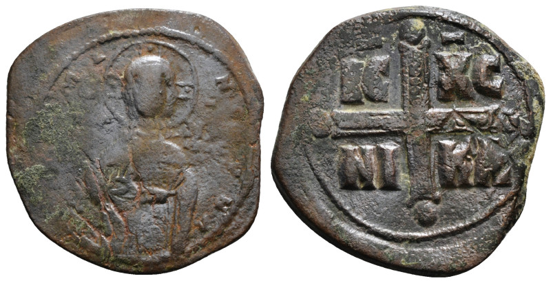 Byzantine Coin, ANONYMOUS FOLLIS 8,10 g - 30,09 mm