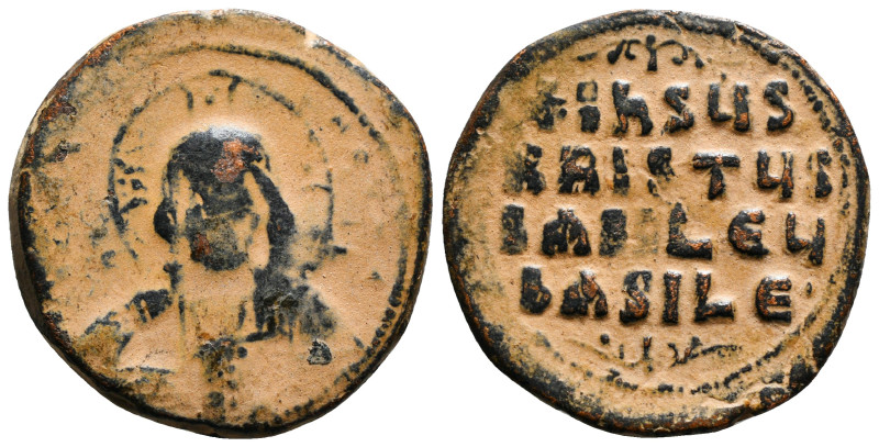 Byzantine Coin, ANONYMOUS FOLLIS 16,82 g - 32,58 mm
Artifically patinated