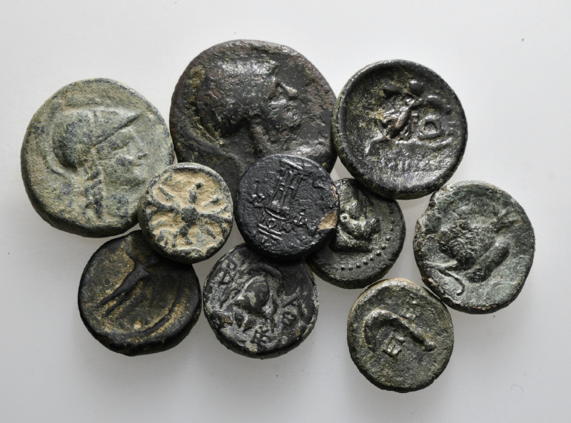 Group Lots Greek Coins