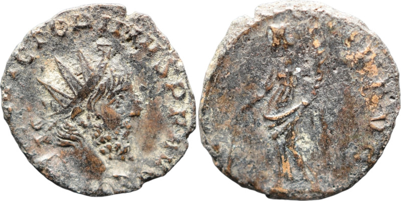 Victorinus; AD 269-271; AE Antoninianus; 17-18mm; 2,7gr