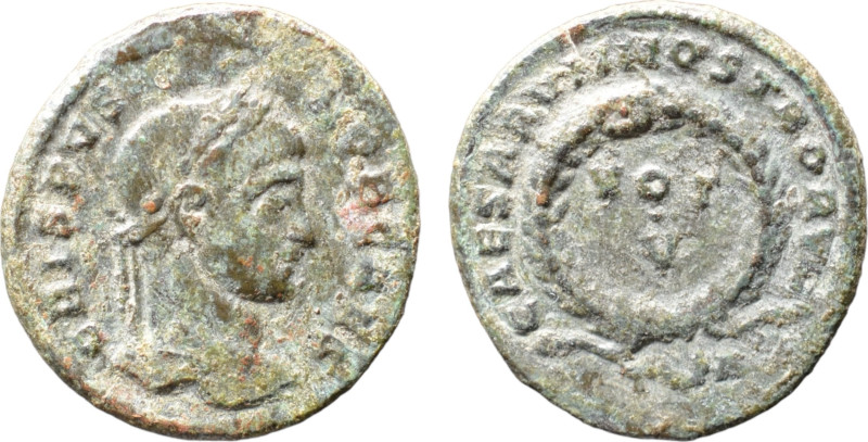 Crispus ; AD 317-326; AE Follis; 18-19mm; 3,1gr