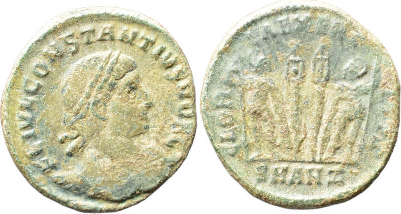 Constantius II; AD 324-361; AE Follis; 18mm; 2,5gr