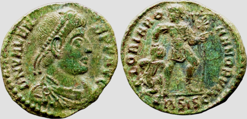 Valens; AD 364-378; AE Follis; 18mm; 2,1gr