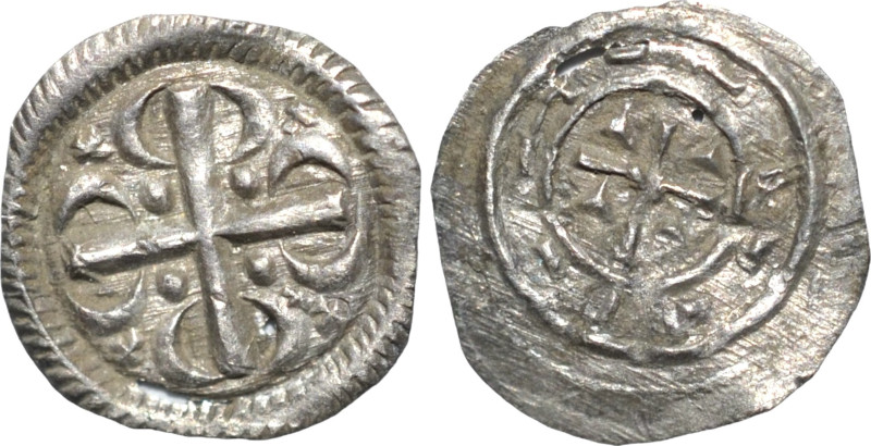 Arpad Dynasty; Stefan II. 1116-1131; AR Denar; 11-12mm; 0,3gr