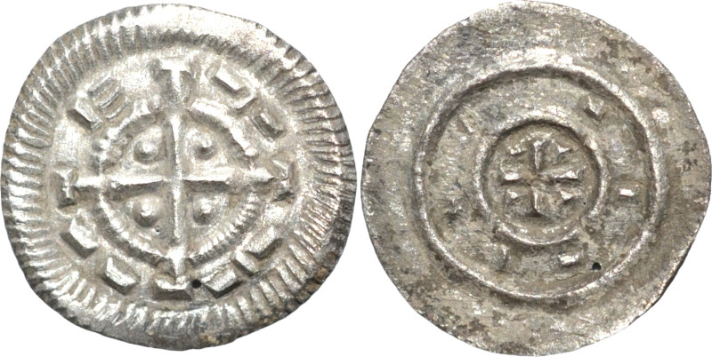 Arpad Dynasty; Béla II of Hungary. 1131-1141; AR Denar; 12mm; 0,3gr