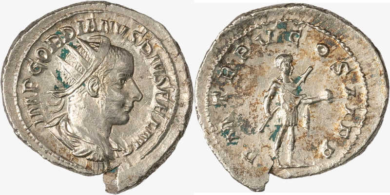 IMPERO ROMANO, GORDIANO III, 238-244 D.C. - Antoniniano databile al 241-243 d.C....