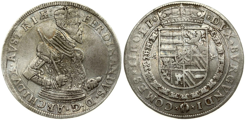 Holy Roman Empire, Tyrol. Archduke Ferdinand (1564-1595). Taler ND Hall. Silver ...