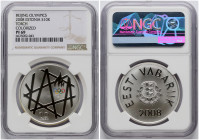 Estonia 10 Krooni 2008 Summer Olympics NGC PF 69