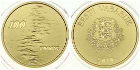 Estonia 100 Krooni 2010 Estonian People - PROOF