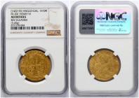 France Salut d'or ND (1423-1449) Rouen NGC AU DETAILS