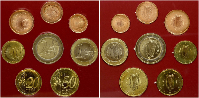 Ireland 1 Euro Cent - 2 Euro 2002 SET 30 years Ireland in the EU. Official Issue...