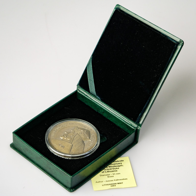 Lithuania. Medal ND (2003), is intended to commemorate the 750th anniversary of ...