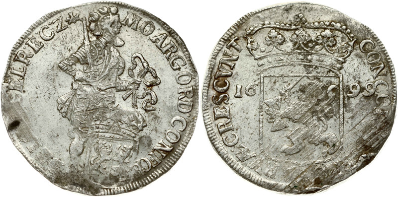 Netherlands, Gelderland. Silver Ducat 1699. Silver 28.03 g. KM 63